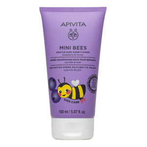 Balsam de par cu afine si miere pentru copii Mini Bees, 150 ml, Apivita 